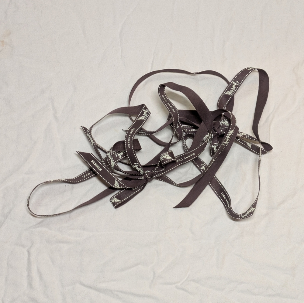 Authentic Hermes Gift Ribbon
